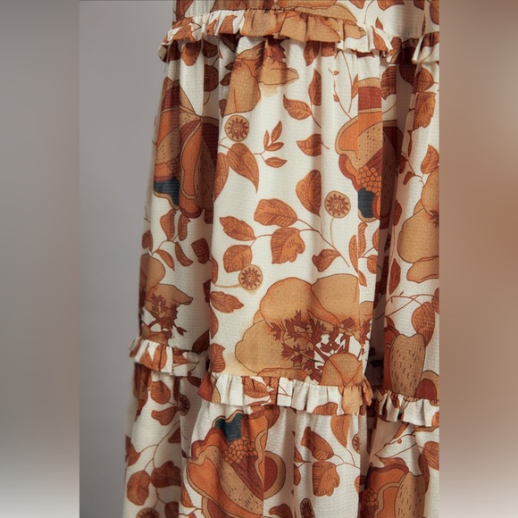 Anthropologie Tiered Floral Maxi Dress - Picture 2 of 7
